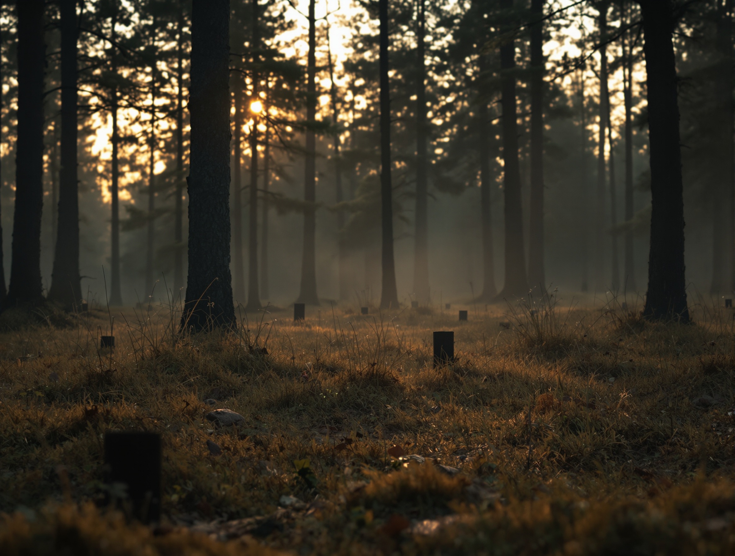 Respectful forensic recovery operations in woodland