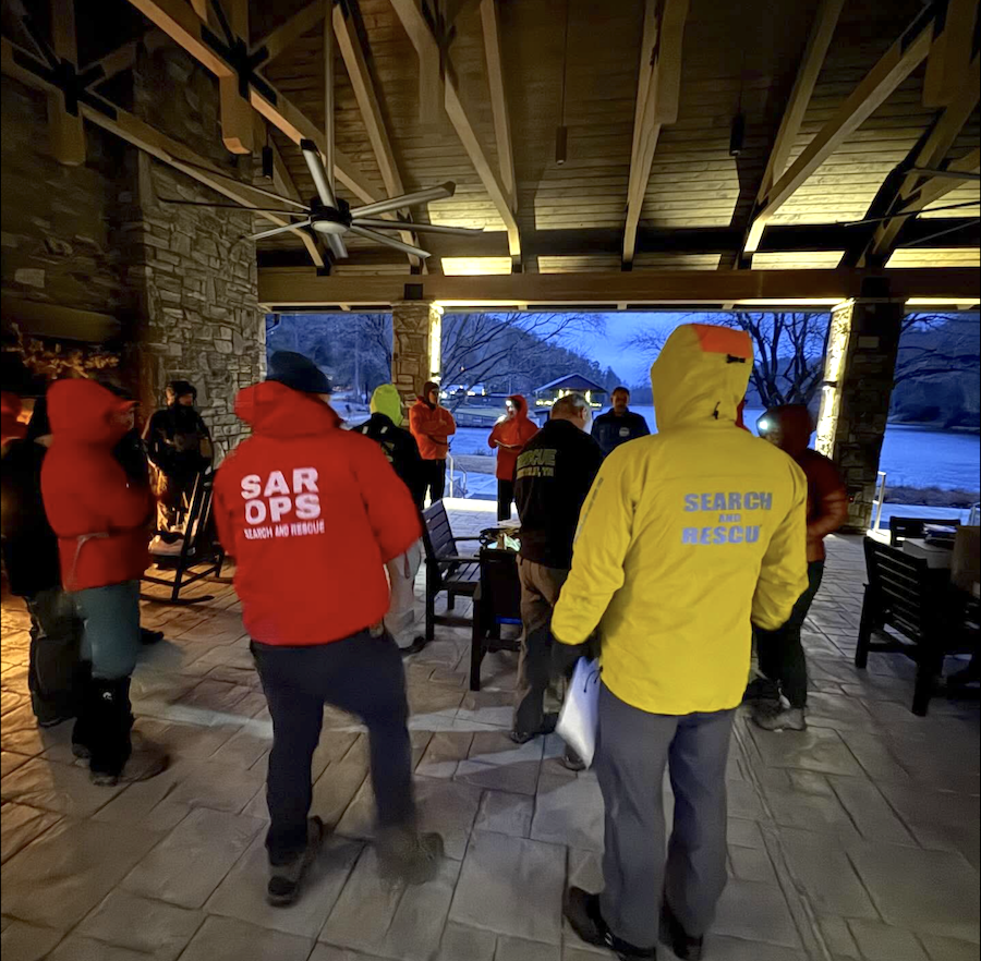 SEARCH Investigations search and rescue mission in progress